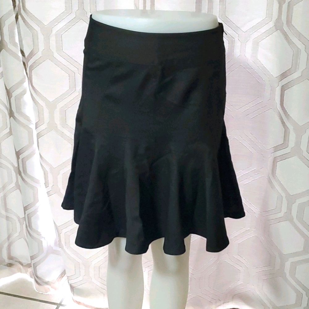Dark Grey flare bottom skirt